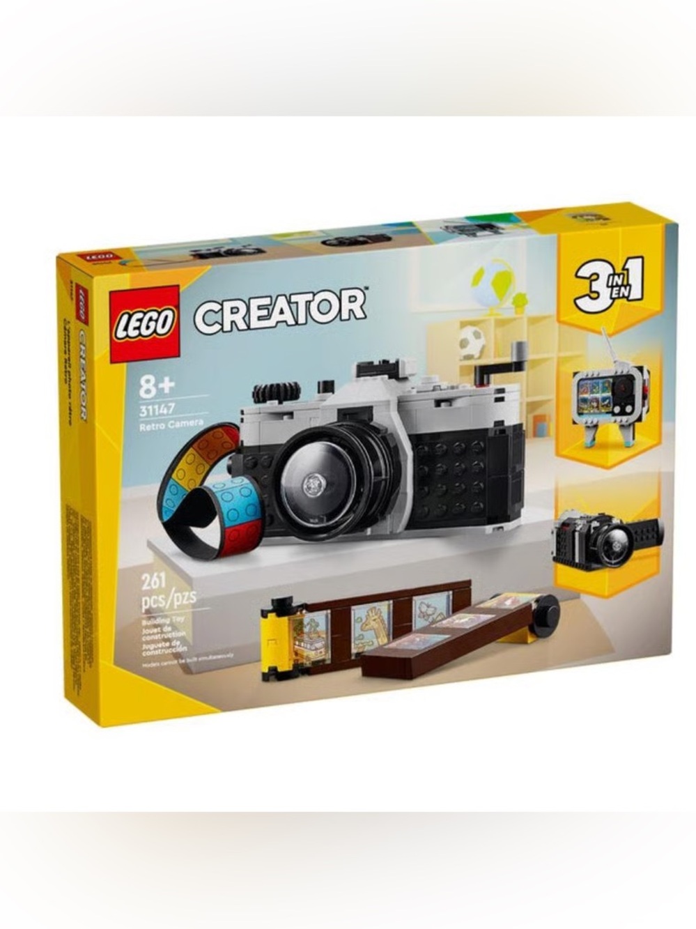 LEGO Creator 3 in 1 Retro Camera Toy for Creative Play 31147 ~ NEW